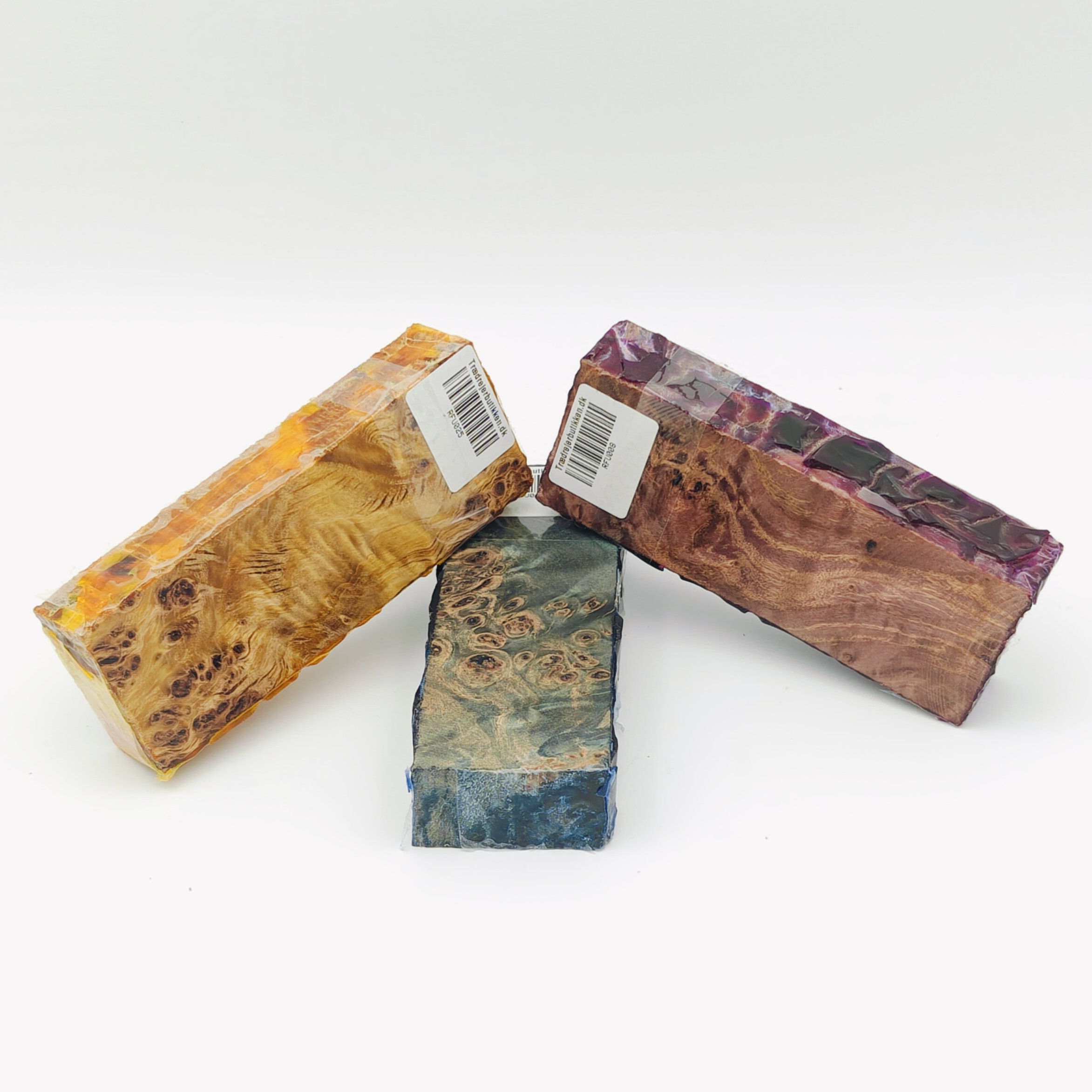 Unik Stabiliseret knivskæfte