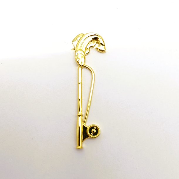 Fluefisker Clips guld