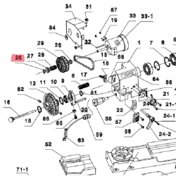 L�sering motor aksel