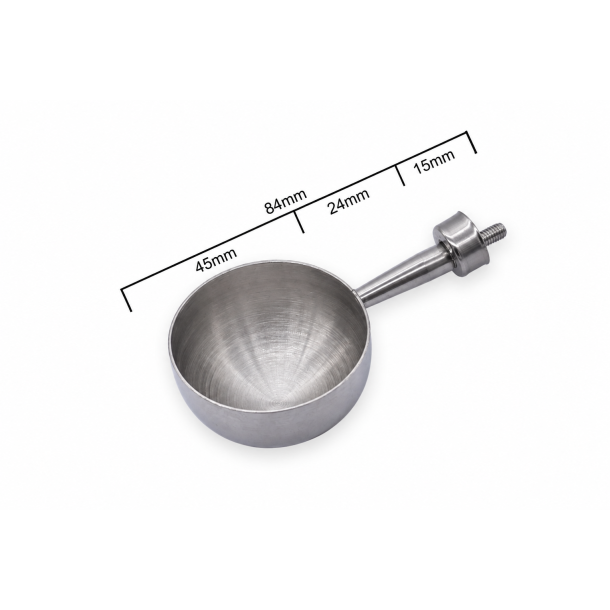 Kaffeske rustfri stor
