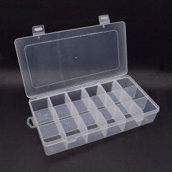 Opbevaringsboks m. 18 rum