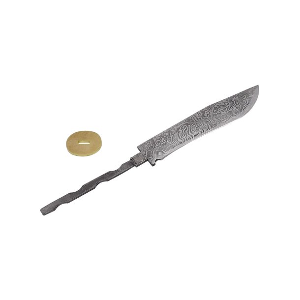 Damask kniv med frontholk