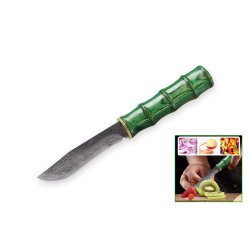 Damask kniv med frontholk