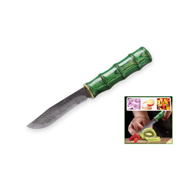 Damask kniv med frontholk