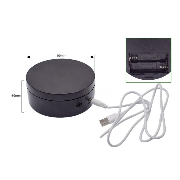 Roterende display 100mm