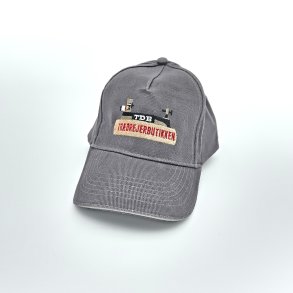 Kasket lys gr� m. logo