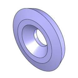 12mm Rund Negativ platte