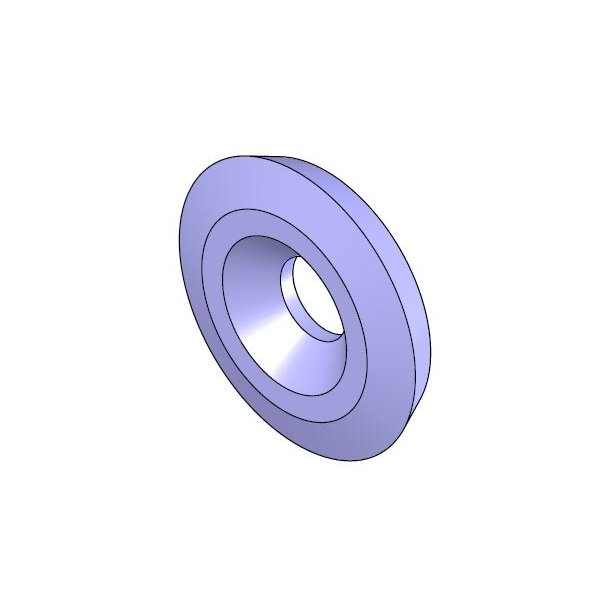 12mm Rund Negativ platte