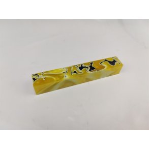 Acryl-Kit Gul m. sort-hvid