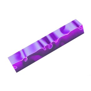 Acryl-Kit orkide lilla m. sort/hvid