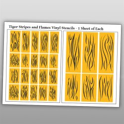 Stencils til airbrush