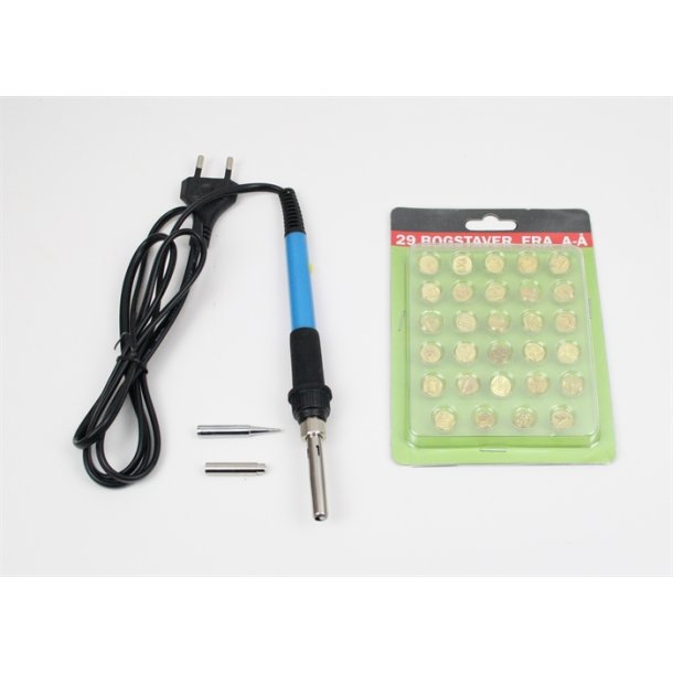 Brndepen 60w. m. bogstaver A- 