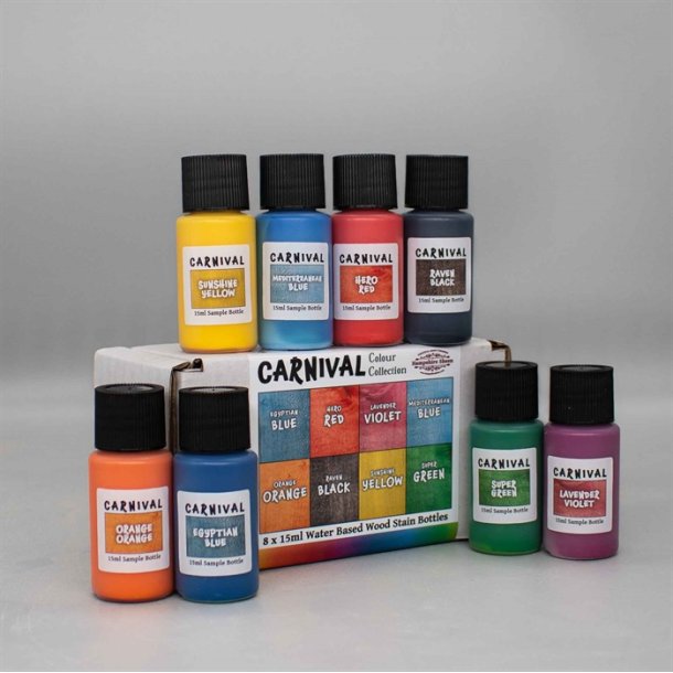 Carnival colors box 8 x 15ml.