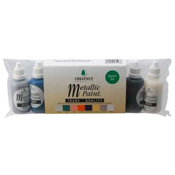 Chestnut metallic maling st 8x30ml.