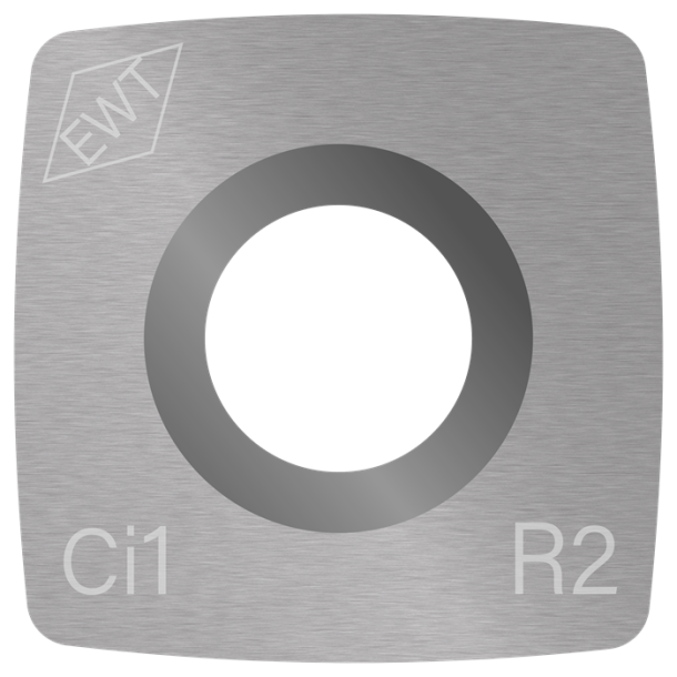 Ci1-R2 firkantet platte 2" radius