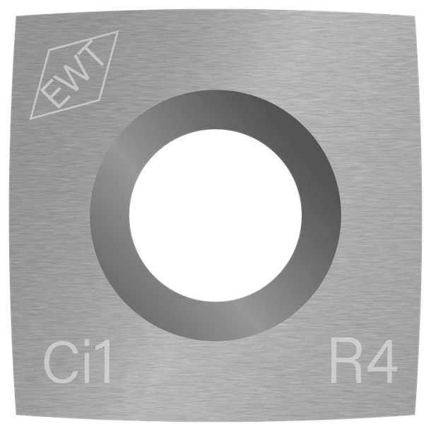 Ci1-R4 firkantet platte 4" radius