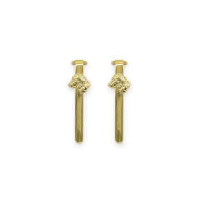 Hunde clips guld