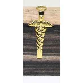 Lge/sygepleje clips guld 7 mmrr