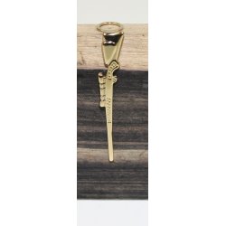 Riffel m/kikkert clips Guld