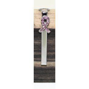 Brystkrft sljfe Slv m/ lyserde sten