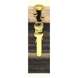 Strikke clips guld