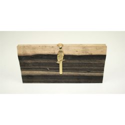 Ugle clips guld 7 mm rr