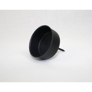 Fyrfadsholder m/spids sort