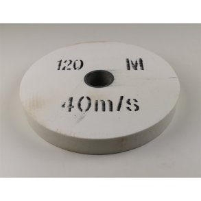 Sten bnksliber hvid K120-25mm