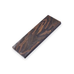 Knivskaller Sort/orange damaskus