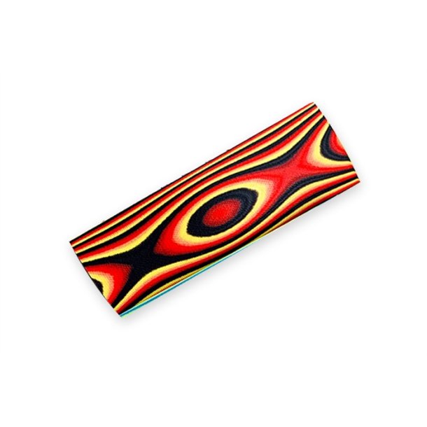 Knivskaller rd/sort/gul komposit