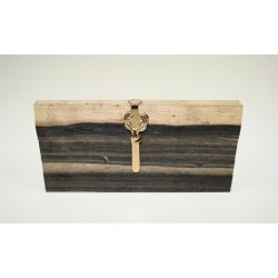 Kronhjort opsats clips guld 7 mm rr