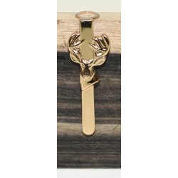 Kronhjort opsats clips guld 7 mm rr