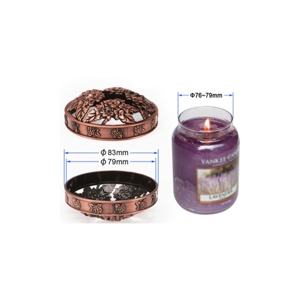 Potpourri lg Antik kobber/blomster