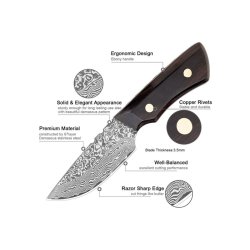 Damask fuldtang kniv