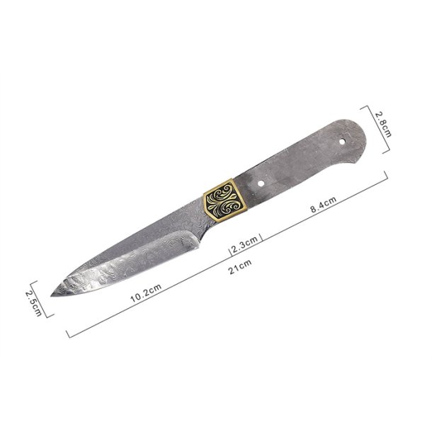 Damask kniv m. nitter