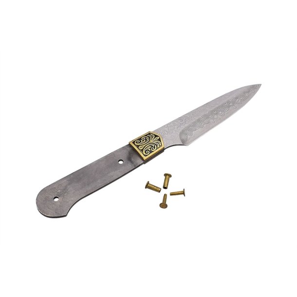 Damask kniv m. nitter