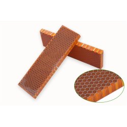 Knivskaller orange honeycombe