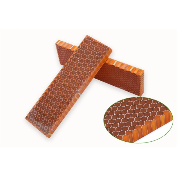 Knivskaller orange honeycombe