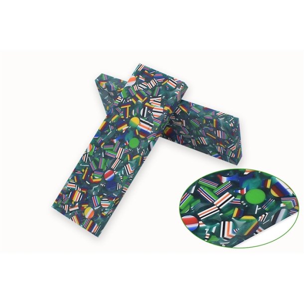 Knivskaller green candy