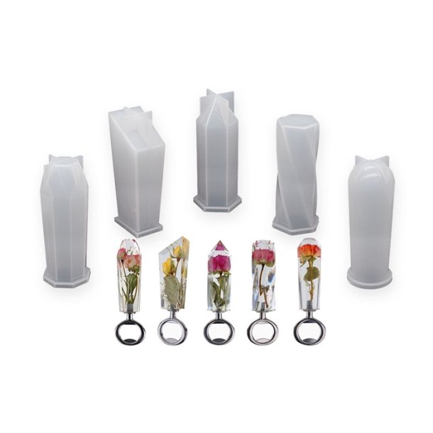 5 stk. silikone form til hndtag