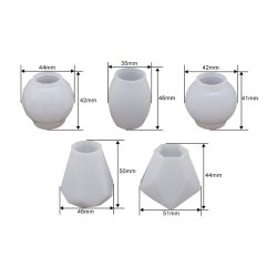 5 stk. silikone form til vinprop