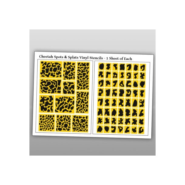 Stencils til airbrush