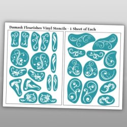 Stencils til airbrush