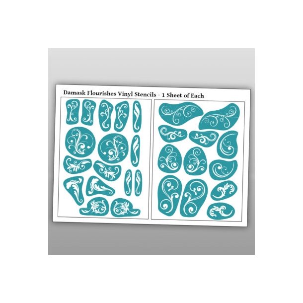 Stencils til airbrush