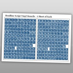 Stencils til airbrush