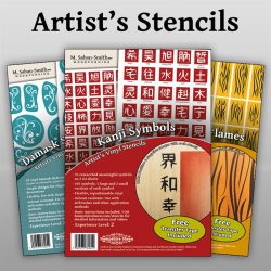 Stencils til airbrush