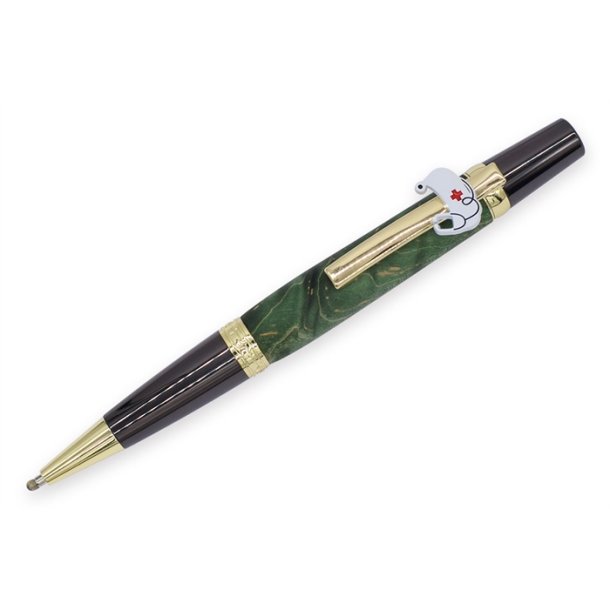 Sygeplejepen Guld/Gun metal