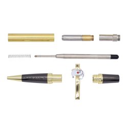 Sygeplejepen Guld/Gun metal