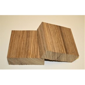 Zebrano 200x200x50mm