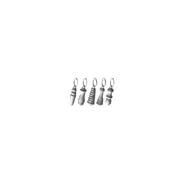 skabloner 5 stk. nglering TPL01 7mm